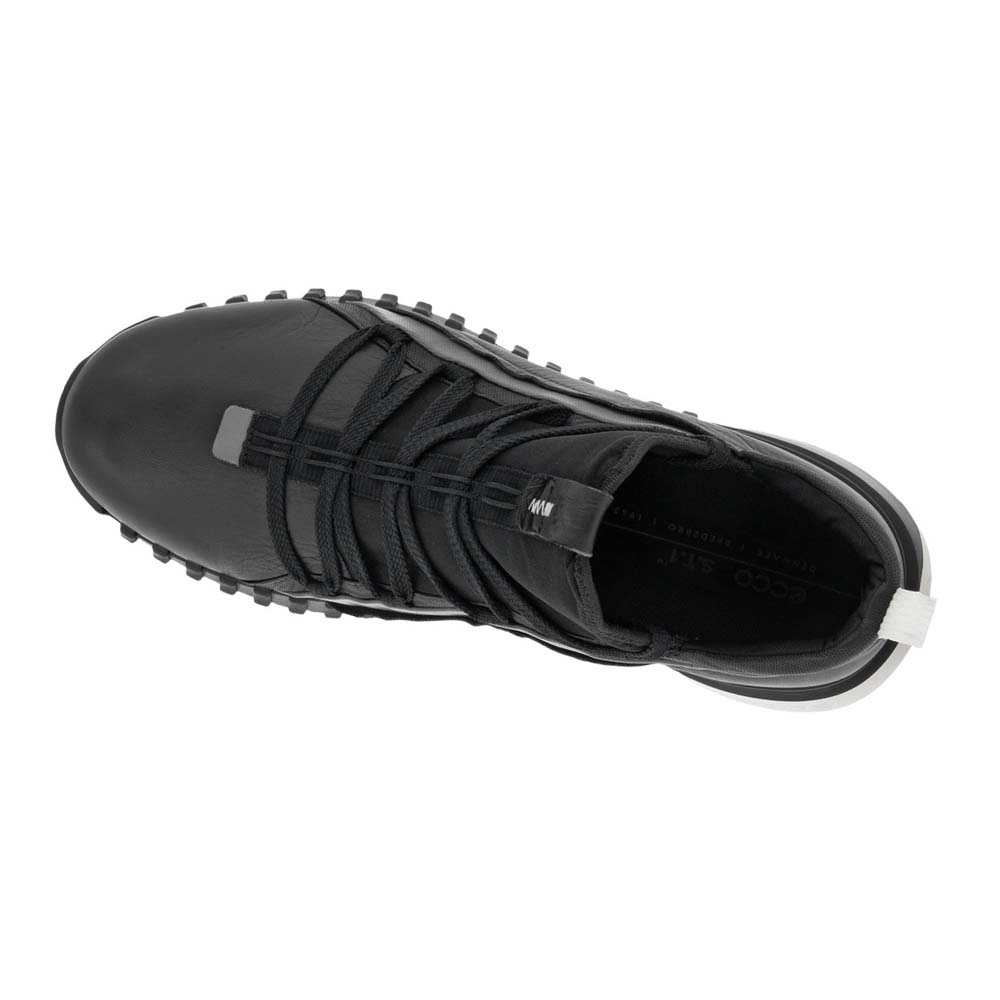 Ecco Zipflex Easy Slip-on Sneakers Herr Svarta | SE 670LIS